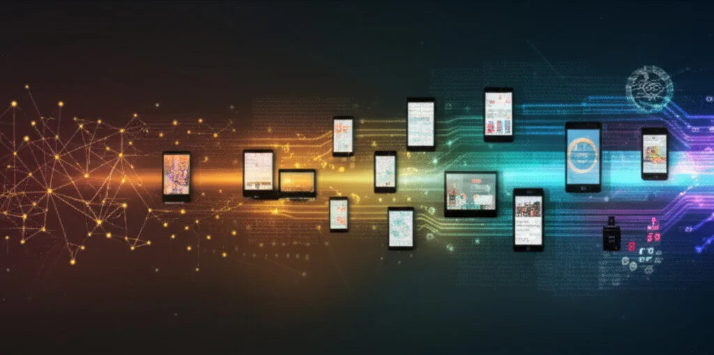 The Web's Epic Journey: Unpacking Modern Development's Past, Present, and Future 1 Generated image representing web development concepts